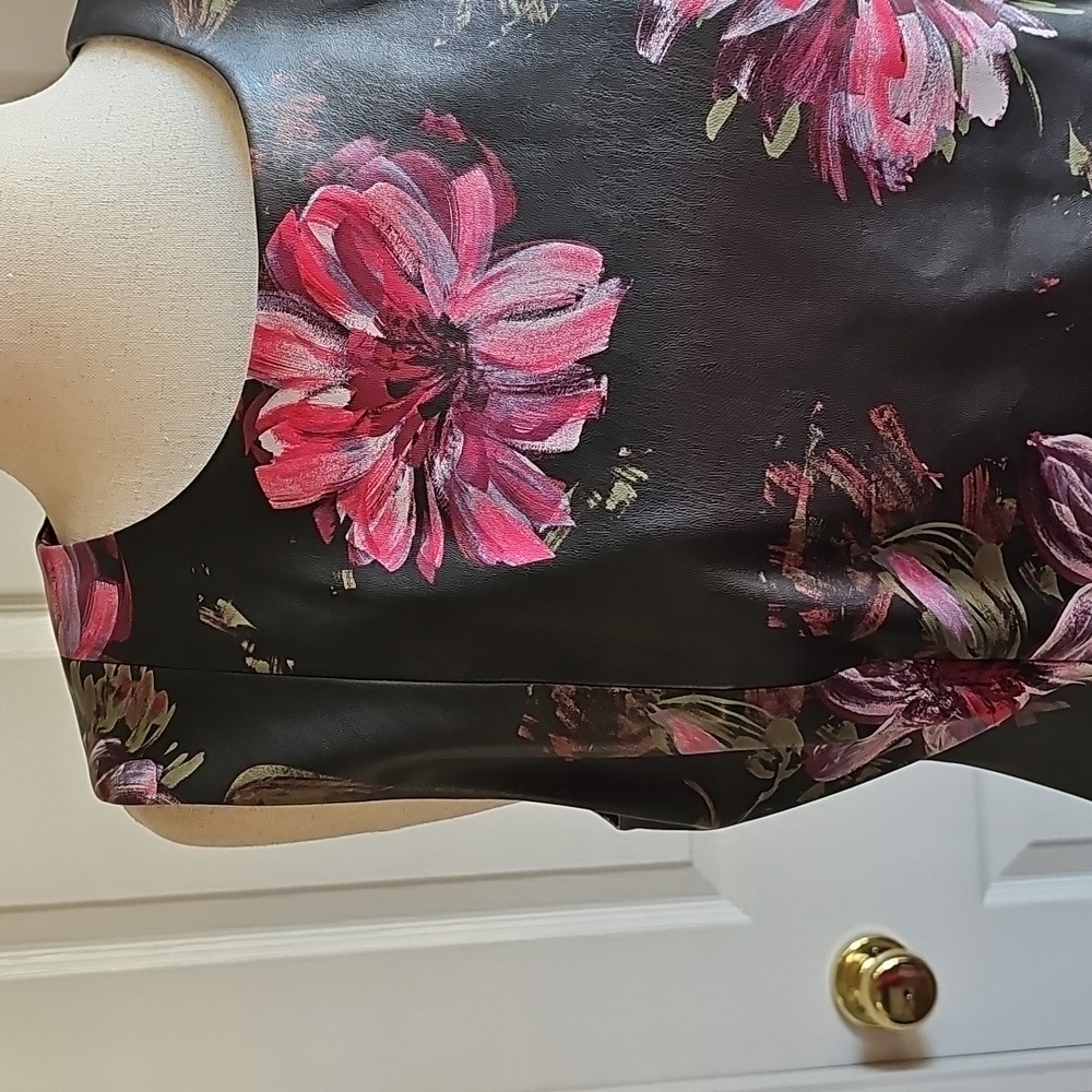 Calvin Klein Vegan leather dress Size 14 - Picture 2 of 4